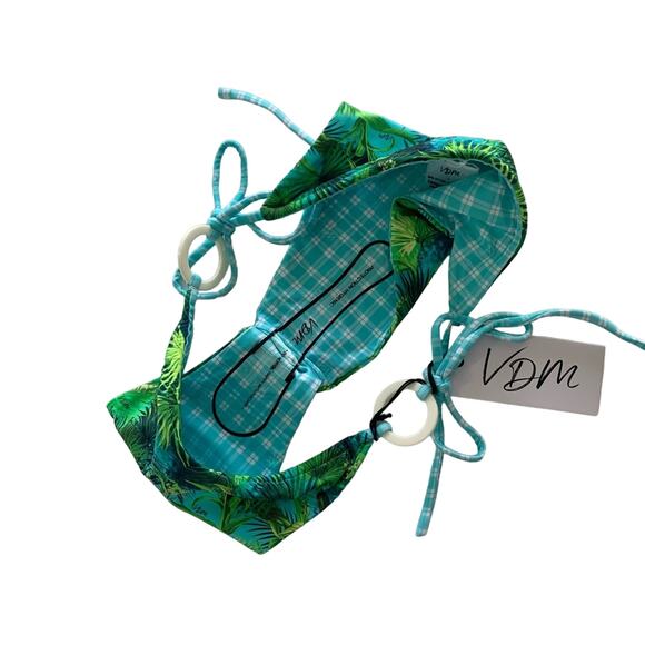 VDM Revolve Multicolor Reversible Swim Adjustable String Bikini Bottoms Bundle - Picture 12 of 13